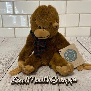 NWT The Boyds Collection Boyd Bears Monkey Collectible Stuffed Animal